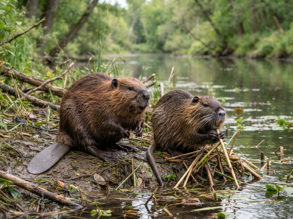 Tiere ähnlich wie Biber