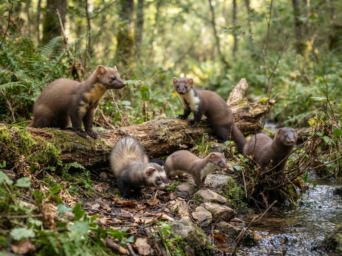 Tiere ähnlich wie Marder