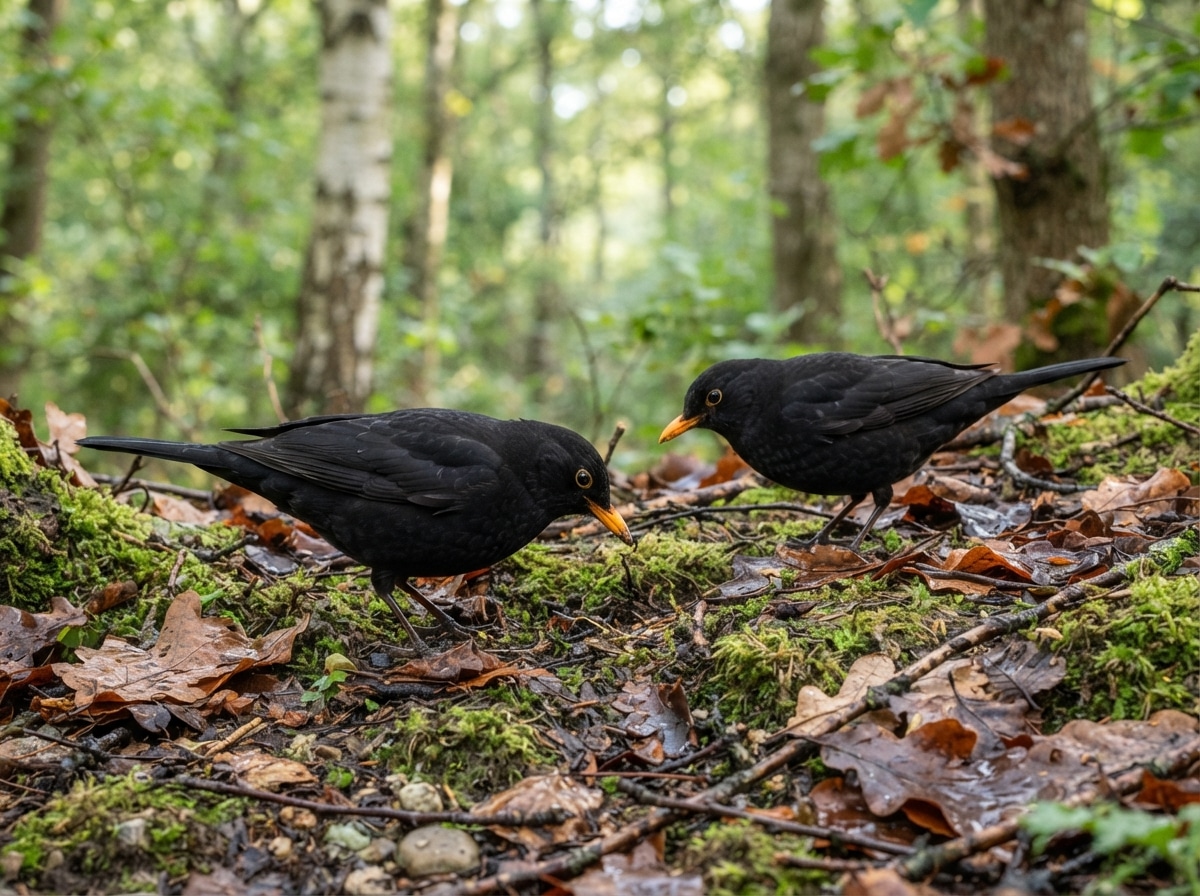 Vögel ähnlich wie Amsel