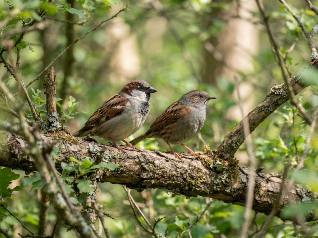Vögel ähnlich wie Spatz
